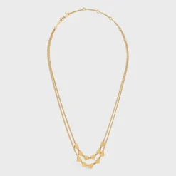 New Cœur Double Necklace in Brass with Finish Women Other Lines | Categories·Necklaces