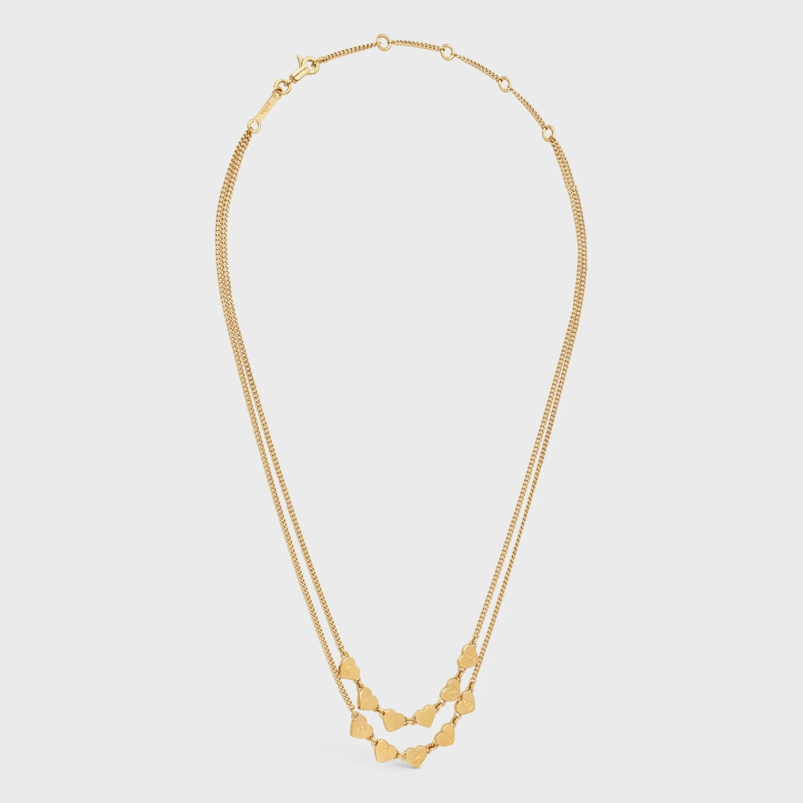 New Cœur Double Necklace in Brass with Finish Women Other Lines | Categories·Necklaces