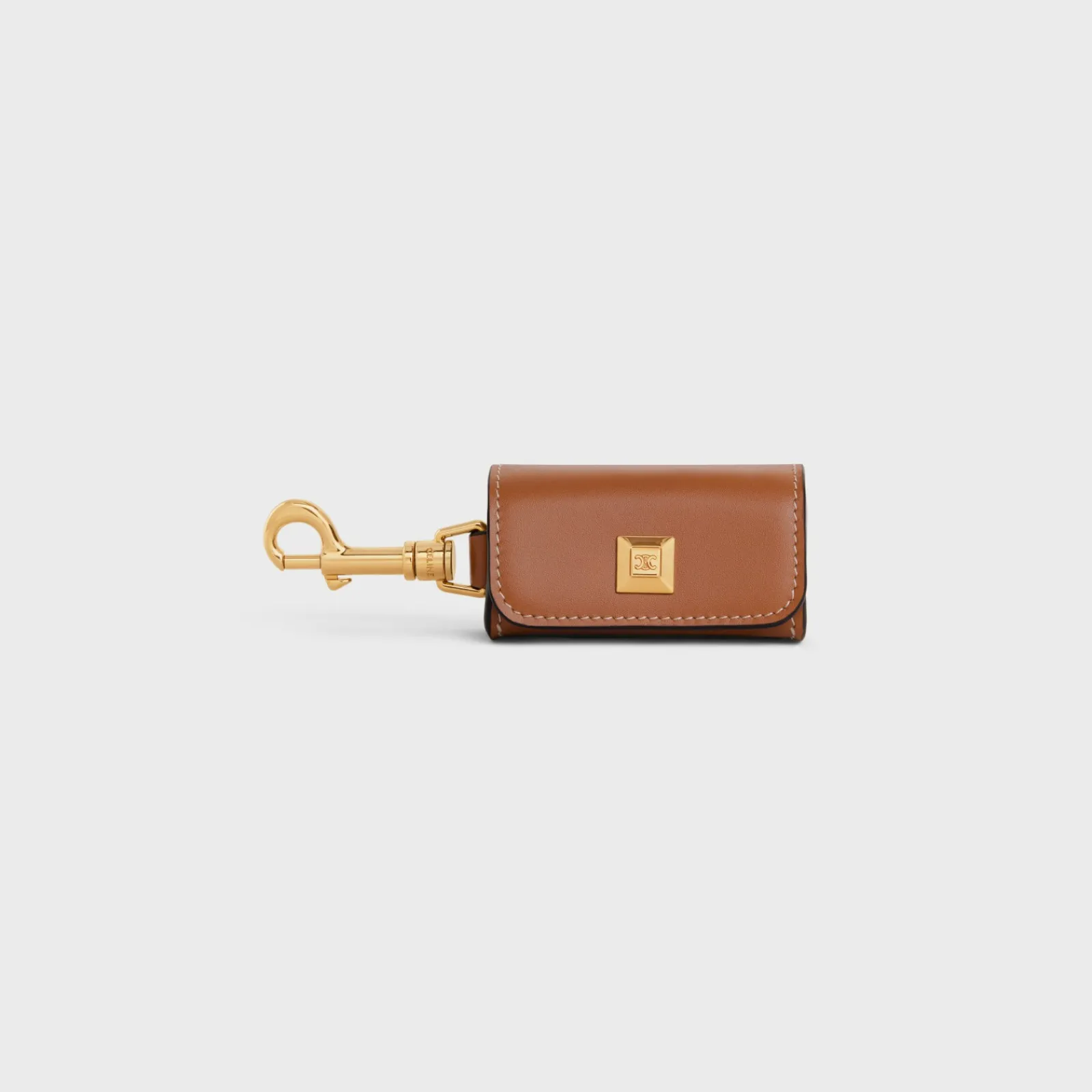 Outlet DOG BAGS HOLDER IN SMOOTH CALFSKIN WITH PYRAMID STUDS Dog Accessories