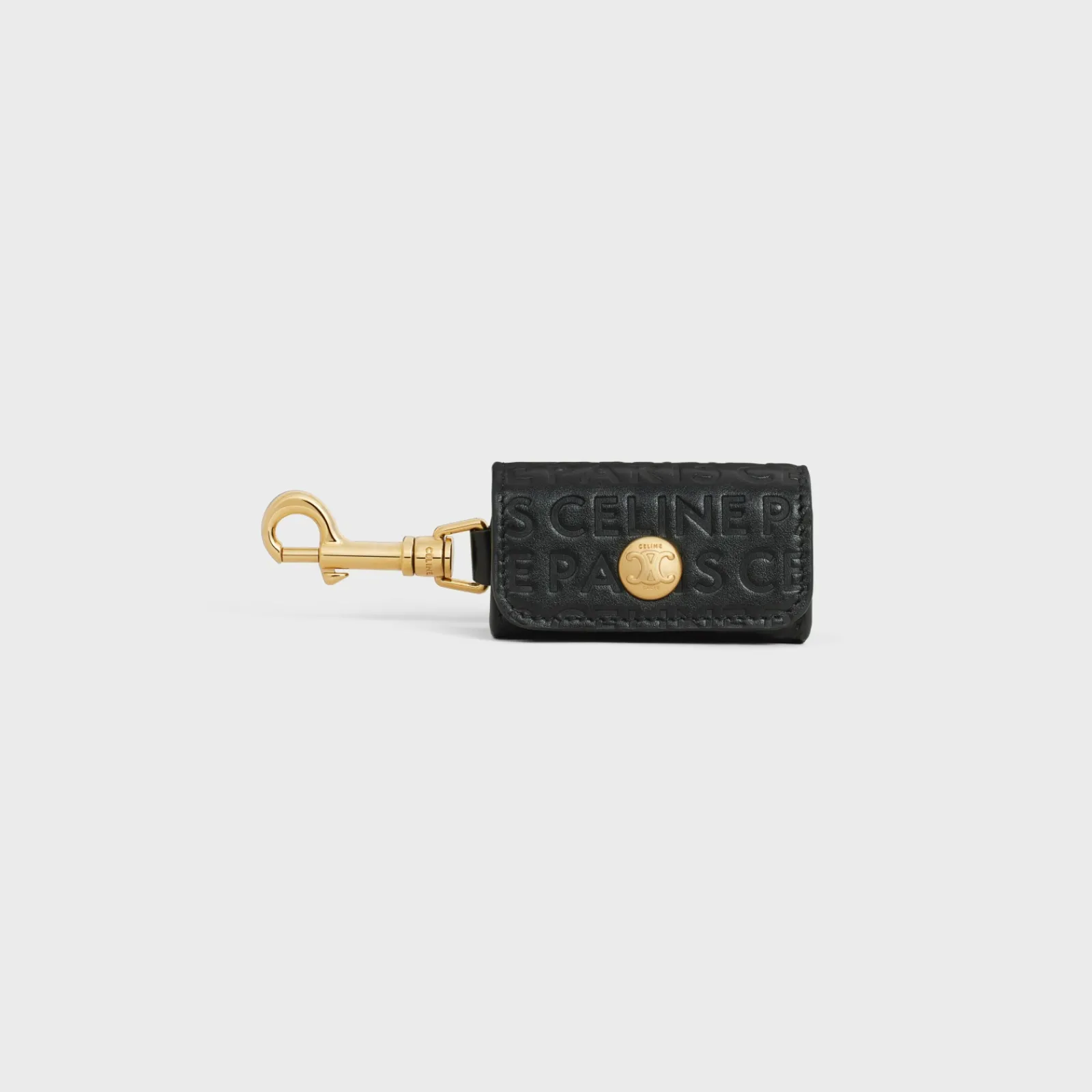 Discount Dog bags holder in smooth calfskin with embossed Dog Accessories