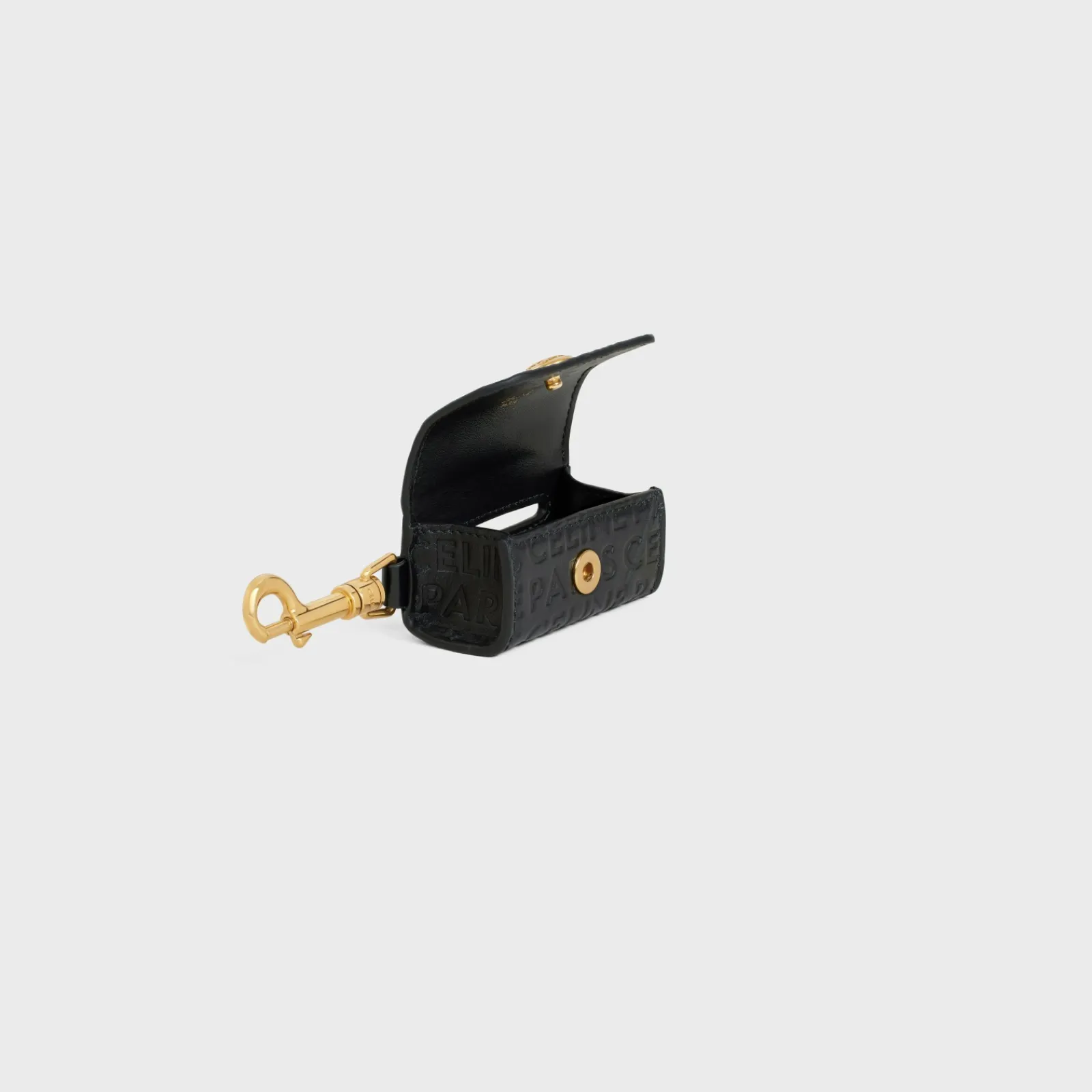 Discount Dog bags holder in smooth calfskin with embossed Dog Accessories
