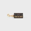 Outlet Dog Bags Holder in Triomphe Canvas and Calfskin with Studs Dog Accessories