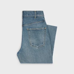 Fashion DYLAN FLARED JEANS WITH SIGNATURE IN UNION WASH DENIM Women Pants And Shorts | Denim