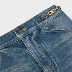 Fashion DYLAN FLARED JEANS WITH SIGNATURE IN UNION WASH DENIM Women Pants And Shorts | Denim