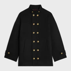 Hot egg coat in double face wool Women Coats