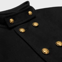 Hot egg coat in double face wool Women Coats