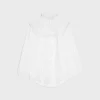 New embroidered romy shirt in cotton muslin Women Shirts And Tops