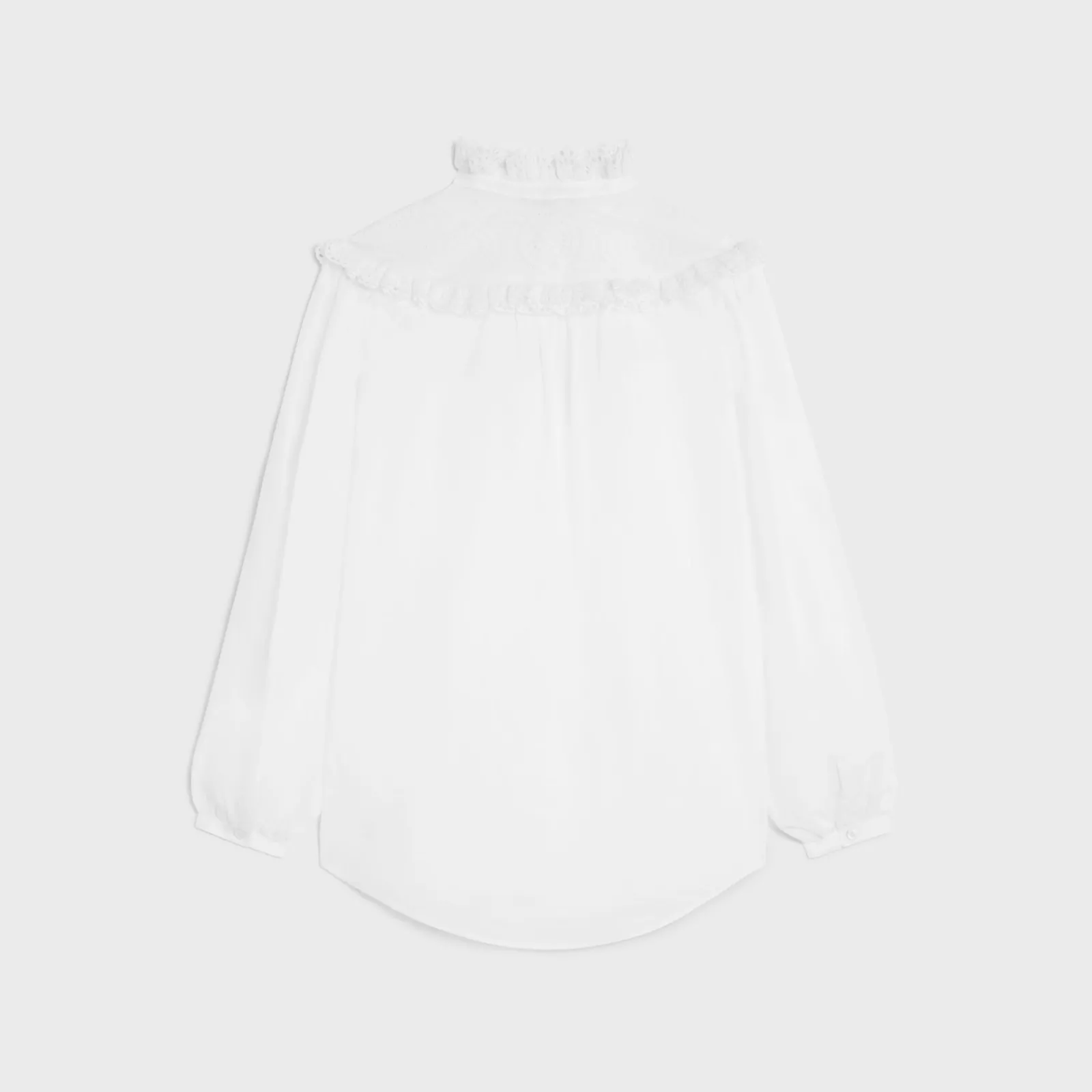New embroidered romy shirt in cotton muslin Women Shirts And Tops