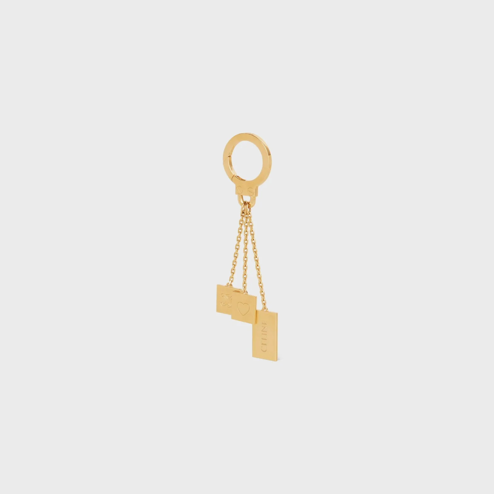 New ENGRAVED MULTICHARM IN BRASS Women Categories·Straps And Accessories