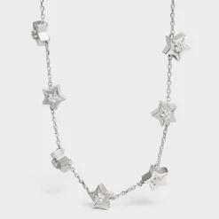 Discount Etoile Multi Stars Necklace in White Gold and Diamonds Women Other Lines | Categories·Necklaces