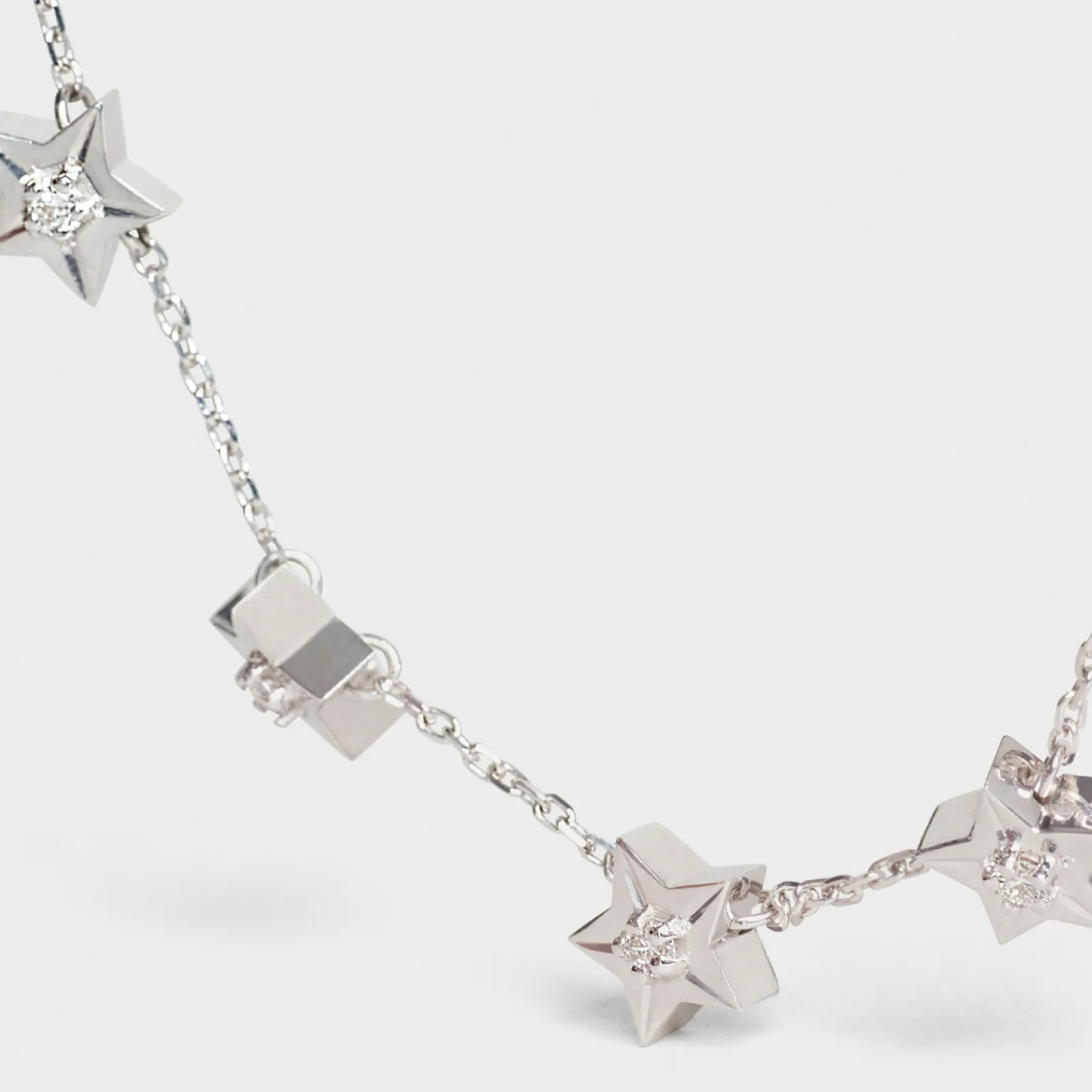 New Etoile Multi Stars Bracelet in White Gold and Diamonds Women Other Lines | Categories·Bracelets