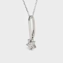 Outlet Etoile Necklace in White Gold and Diamond Women Other Lines | Categories·Necklaces