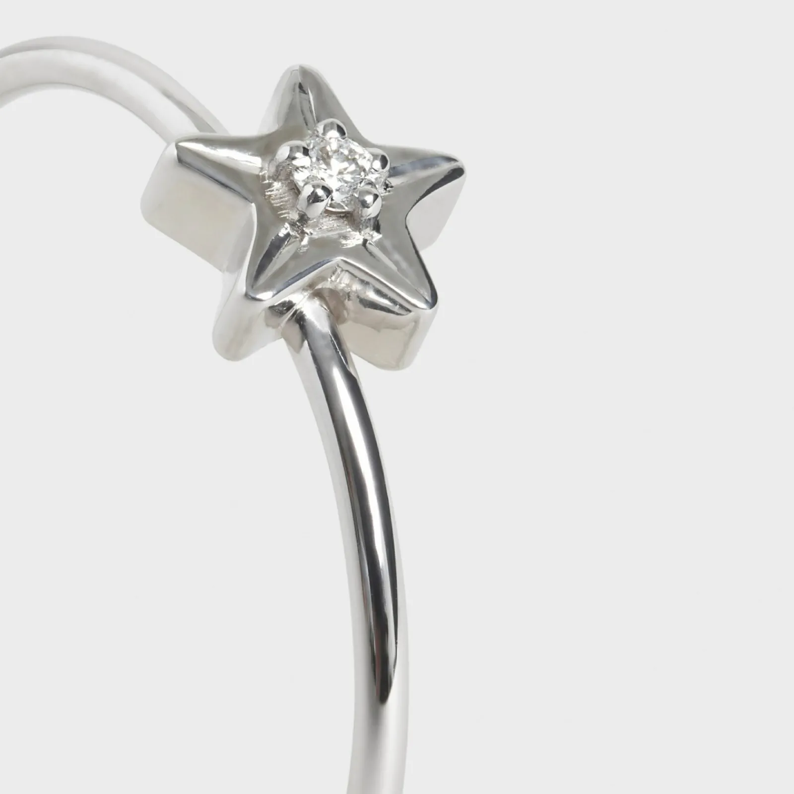 Online Etoile Ring in White Gold and Diamond Women Other Lines | Categories·Rings