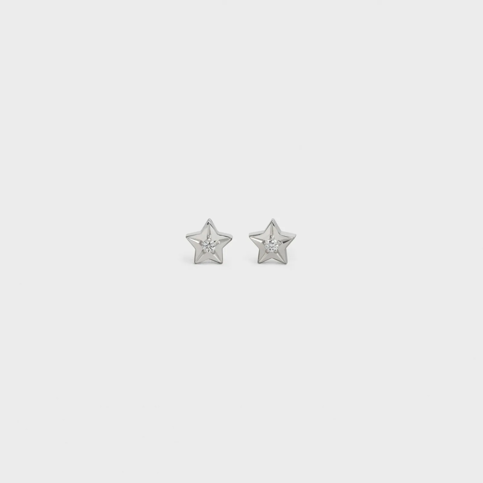 Hot Etoile Studs in White Gold and Diamonds Women Other Lines | Categories·Earrings