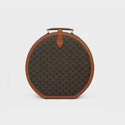 Fashion Fedora case in triomphe canvas and calfskin Travel