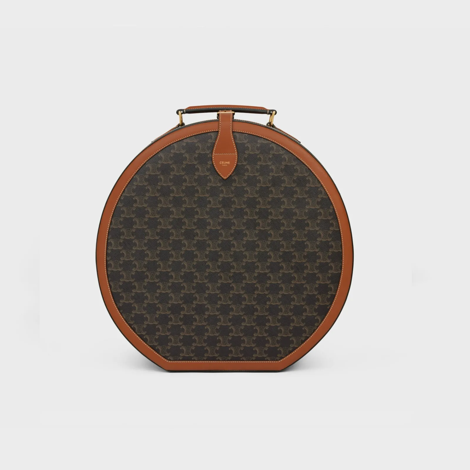 Fashion Fedora case in triomphe canvas and calfskin Travel