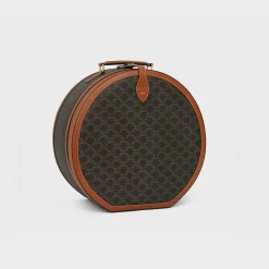 Fashion Fedora case in triomphe canvas and calfskin Travel