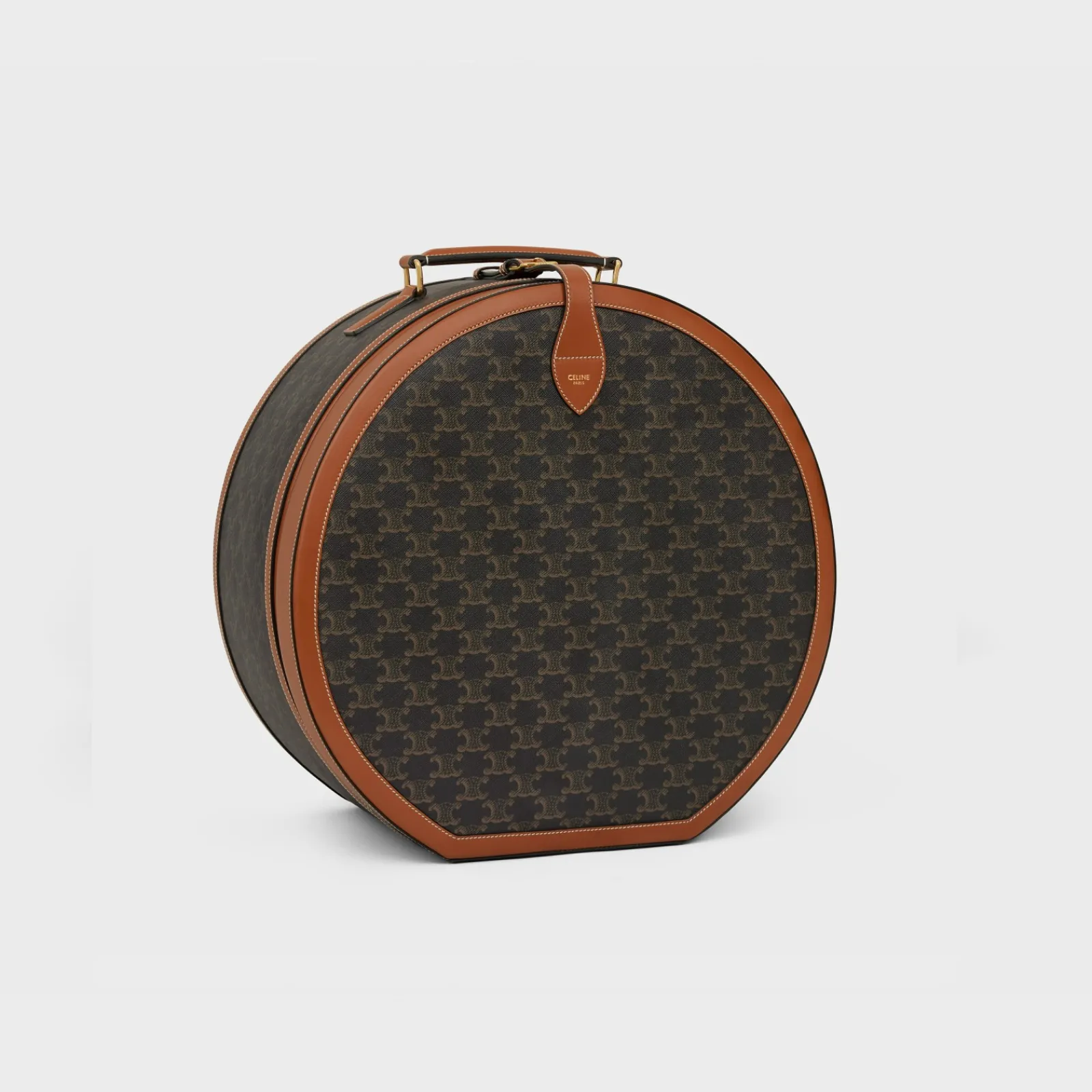 Fashion Fedora case in triomphe canvas and calfskin Travel