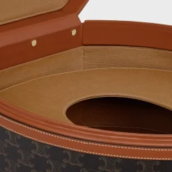 Fashion Fedora case in triomphe canvas and calfskin Travel