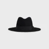 Discount fedora hat in felt Women Hats And Gloves