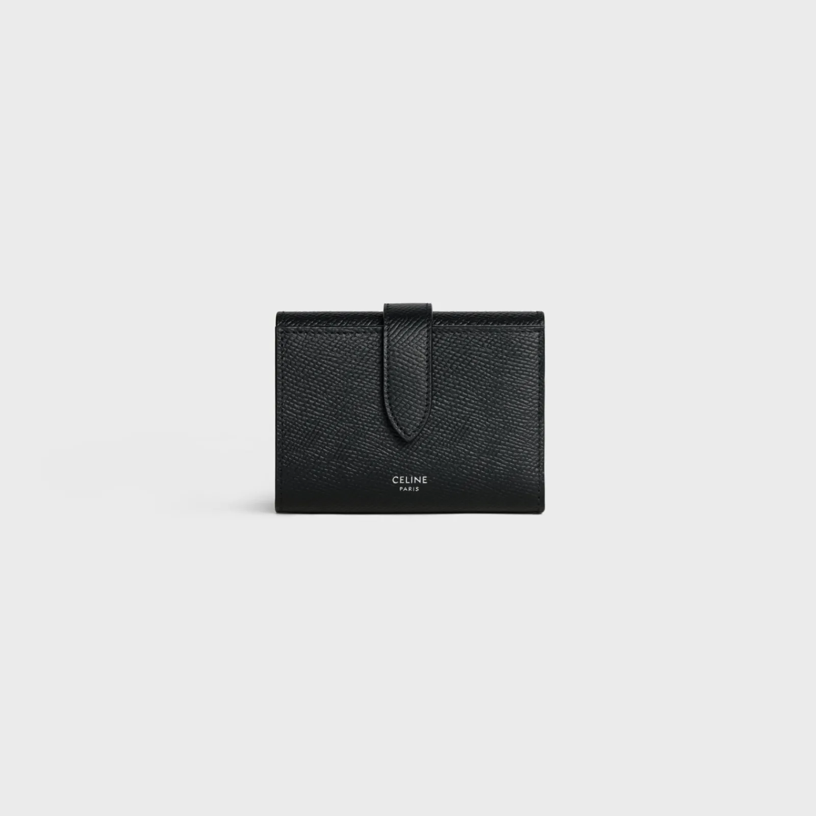Discount Fine Strap Wallet in Grained Calfskin Essentials | Categories·Allets