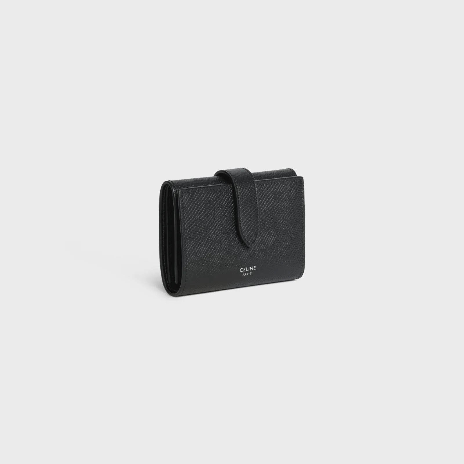 Discount Fine Strap Wallet in Grained Calfskin Essentials | Categories·Allets