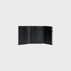 Discount Fine Strap Wallet in Grained Calfskin Essentials | Categories·Allets