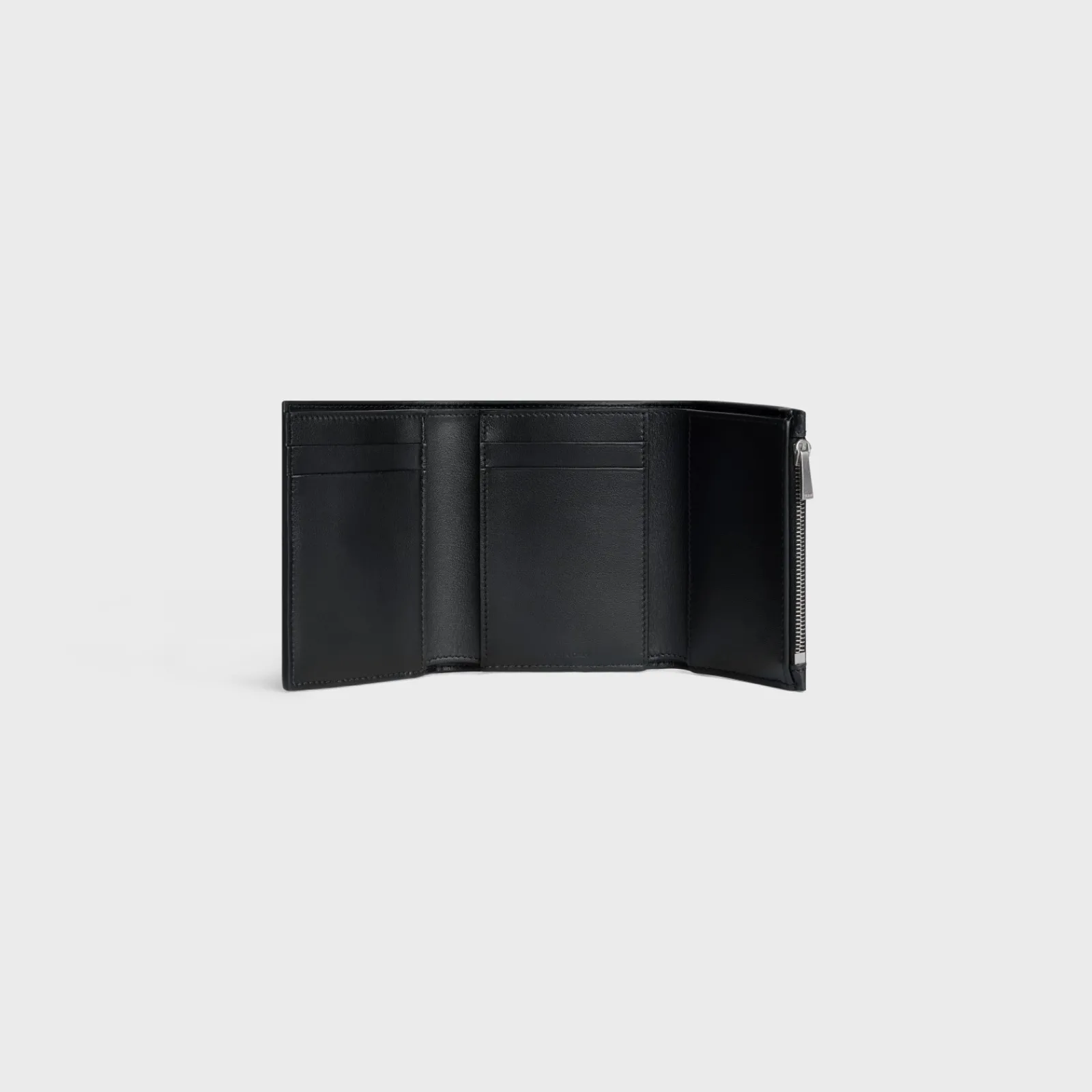 Discount Fine Strap Wallet in Grained Calfskin Essentials | Categories·Allets