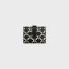 Clearance Fine Strap Wallet in Triomphe canvas two-tone and calfskin Triomphe Canvas | Categories·Allets