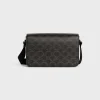 Outlet Flap Messenger in TRIOMPHE CANVAS AND CALFSKIN Triomphe Canvas | Categories·Cross-Body Bags
