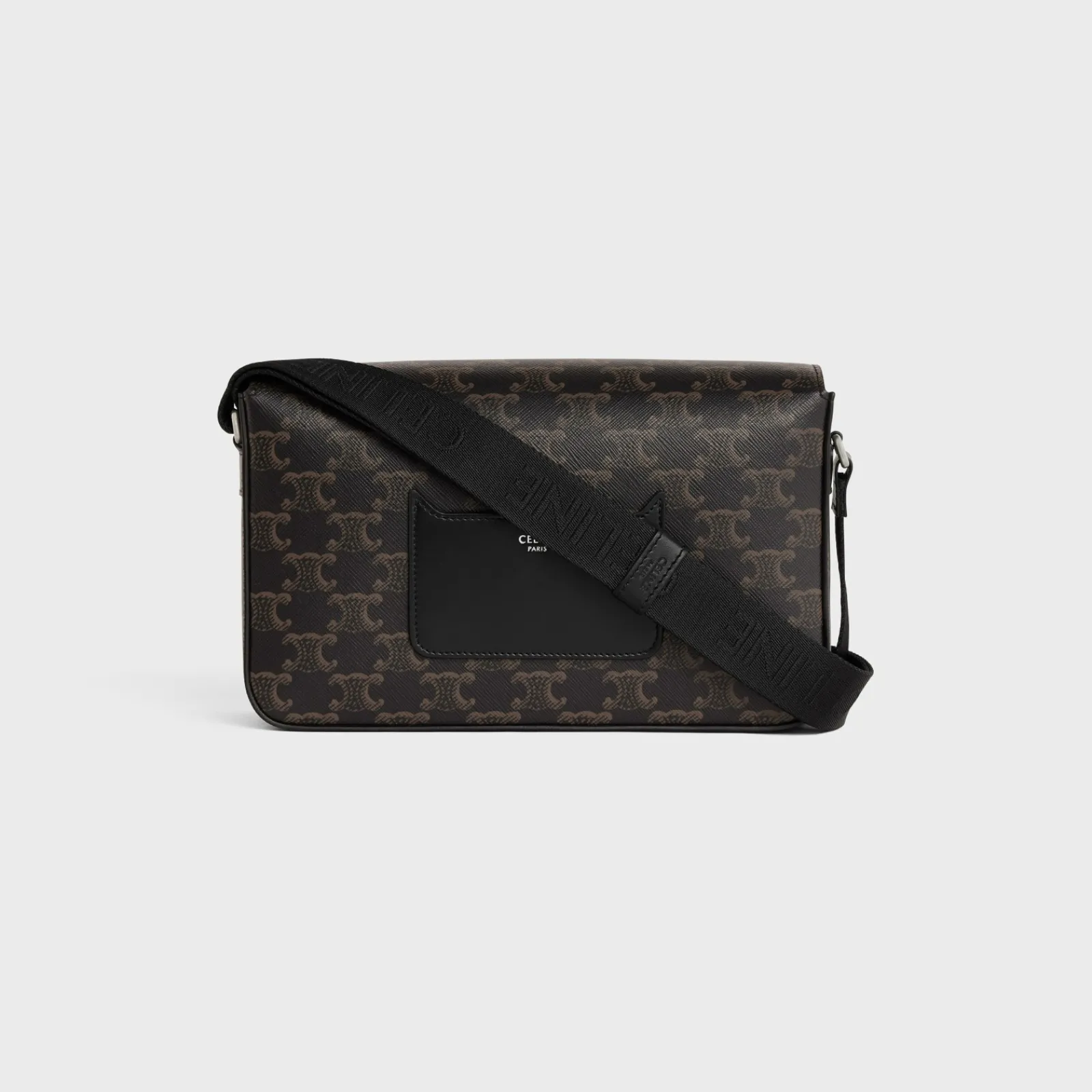 Outlet Flap Messenger in TRIOMPHE CANVAS AND CALFSKIN Triomphe Canvas | Categories·Cross-Body Bags