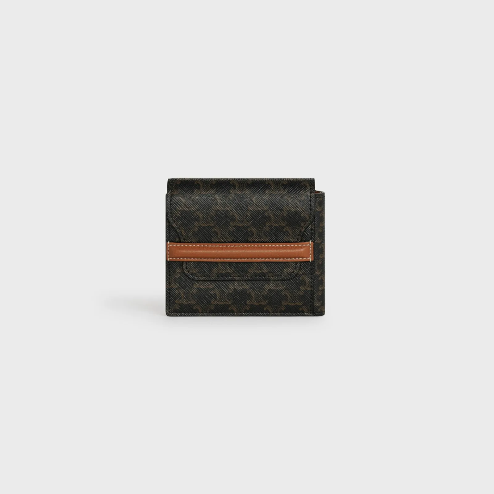 Hot Flap Origami wallet in Triomphe Canvas and Lambskin Triomphe Canvas | Essentials