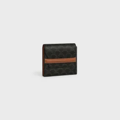 Hot Flap Origami wallet in Triomphe Canvas and Lambskin Triomphe Canvas | Essentials