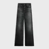Sale flared surf jeans in black ice rinse denim Women Pants And Shorts | Denim