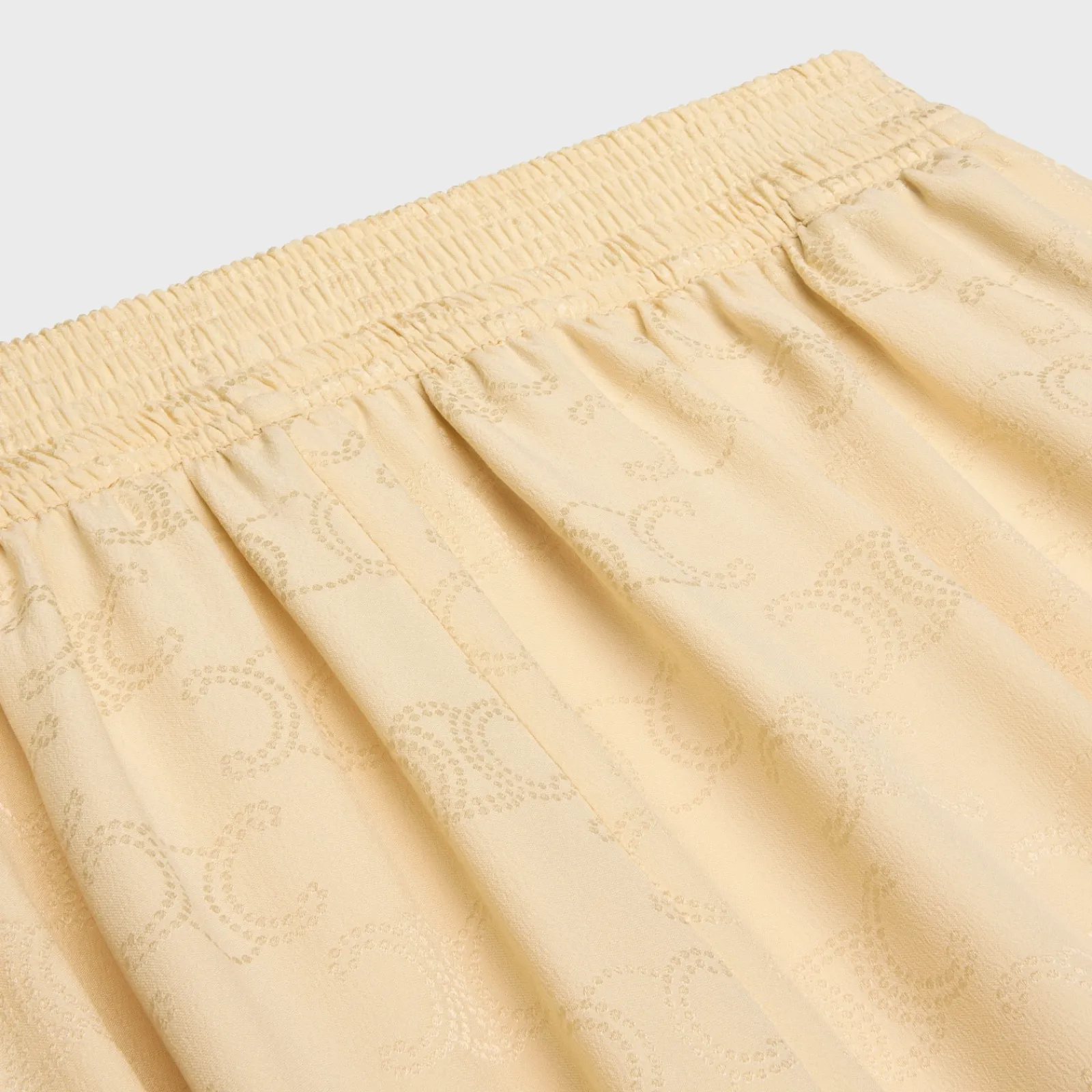Sale flowing shorts in triomphe silk jacquard Women Pants And Shorts