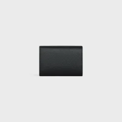 Sale Folded Compact Wallet in Grained Calfskin Essentials | Categories·Allets