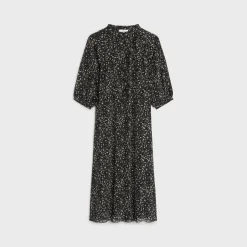 Online folk dress in viscose georgette Women Dresses And Skirts