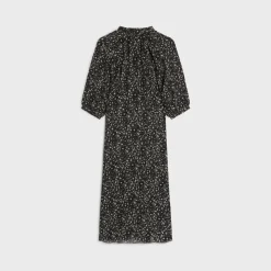 Online folk dress in viscose georgette Women Dresses And Skirts