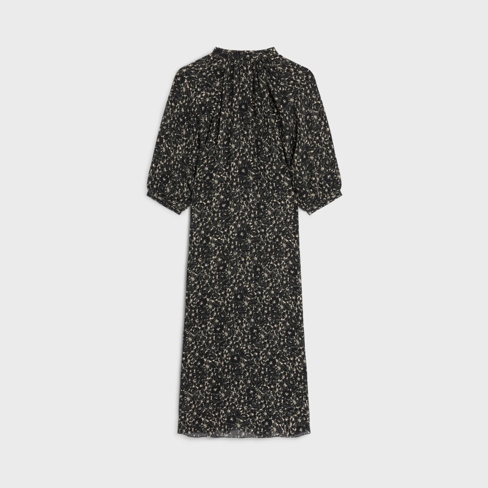 Online folk dress in viscose georgette Women Dresses And Skirts