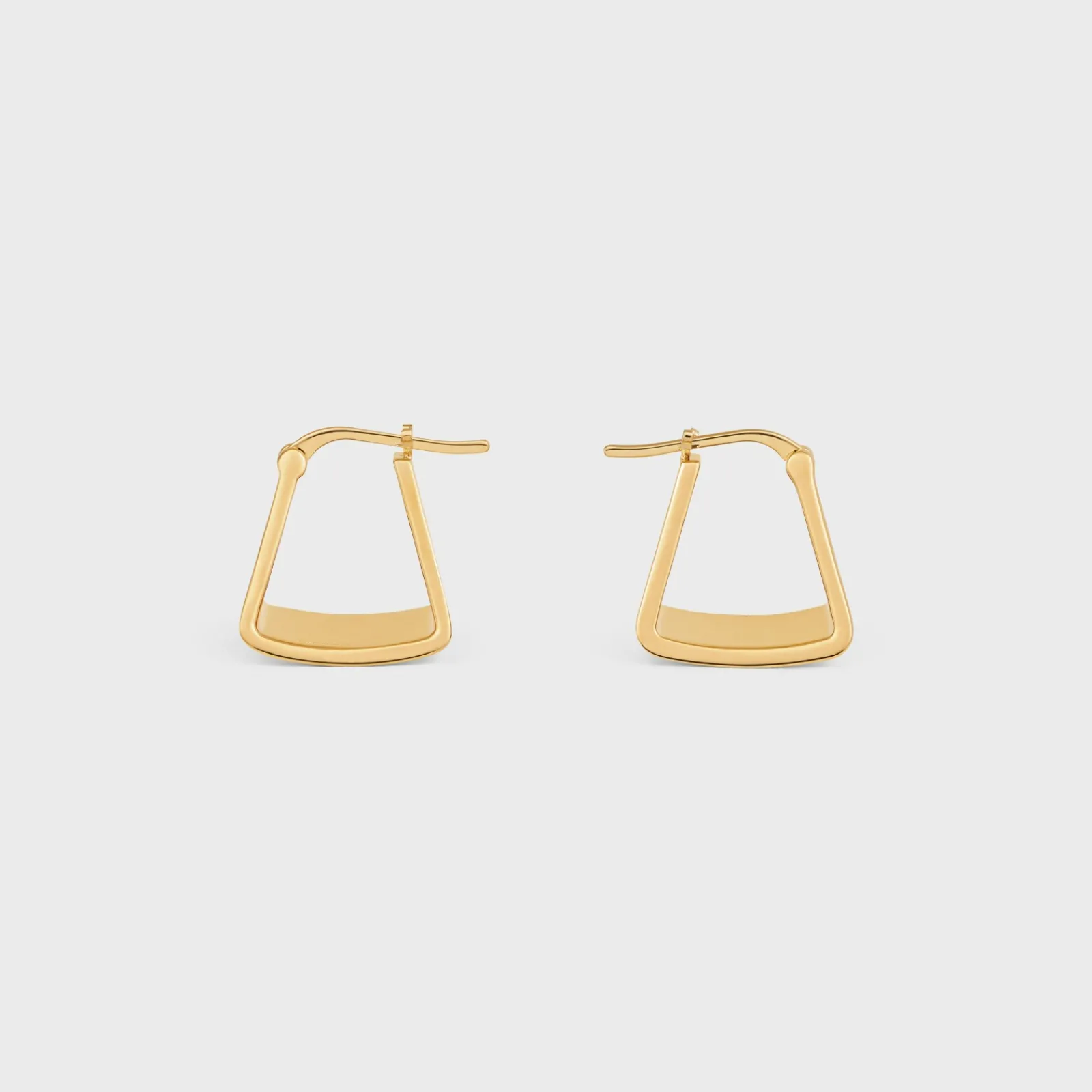 Discount Formes Abstraites Pyramid Hoops in Brass with Finish Women Other Lines | Categories·Earrings