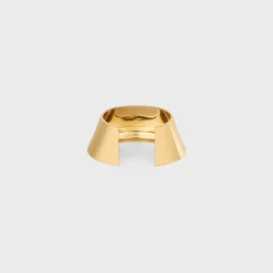 Sale Formes Abstraites Pyramid Cuff in Brass with Finish Women Other Lines | Categories·Bracelets