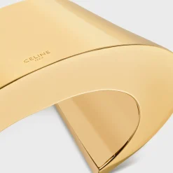 Sale Formes Abstraites Pyramid Cuff in Brass with Finish Women Other Lines | Categories·Bracelets