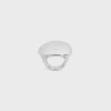 Sale Formes Abstraites Sphere Ring in Brass with Rhodium Finish Women Other Lines | Categories·Rings