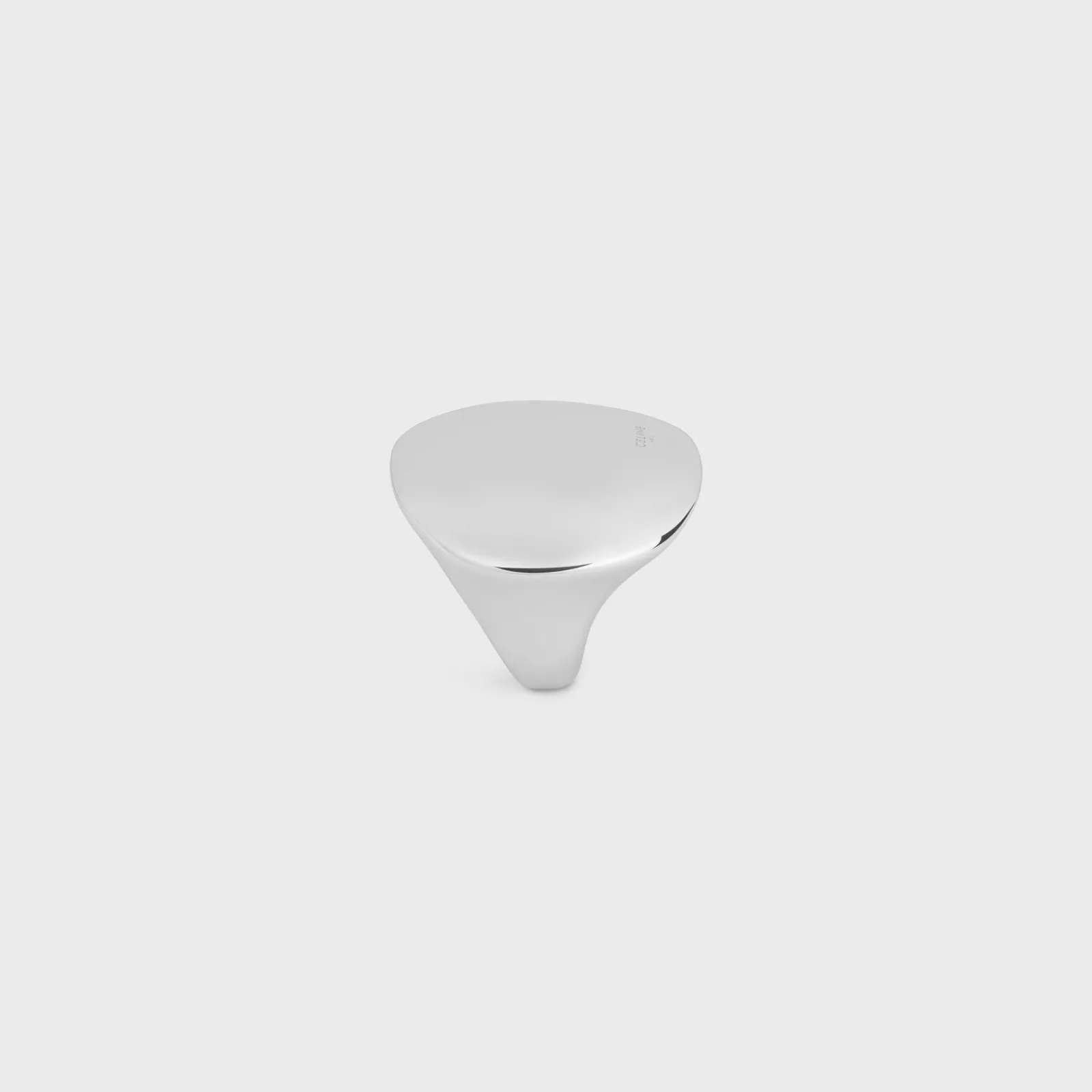 Sale Formes Abstraites Sphere Ring in Brass with Rhodium Finish Women Other Lines | Categories·Rings