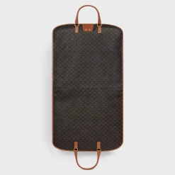 Clearance Garment Bag in Triomphe Canvas and Calfskin Travel