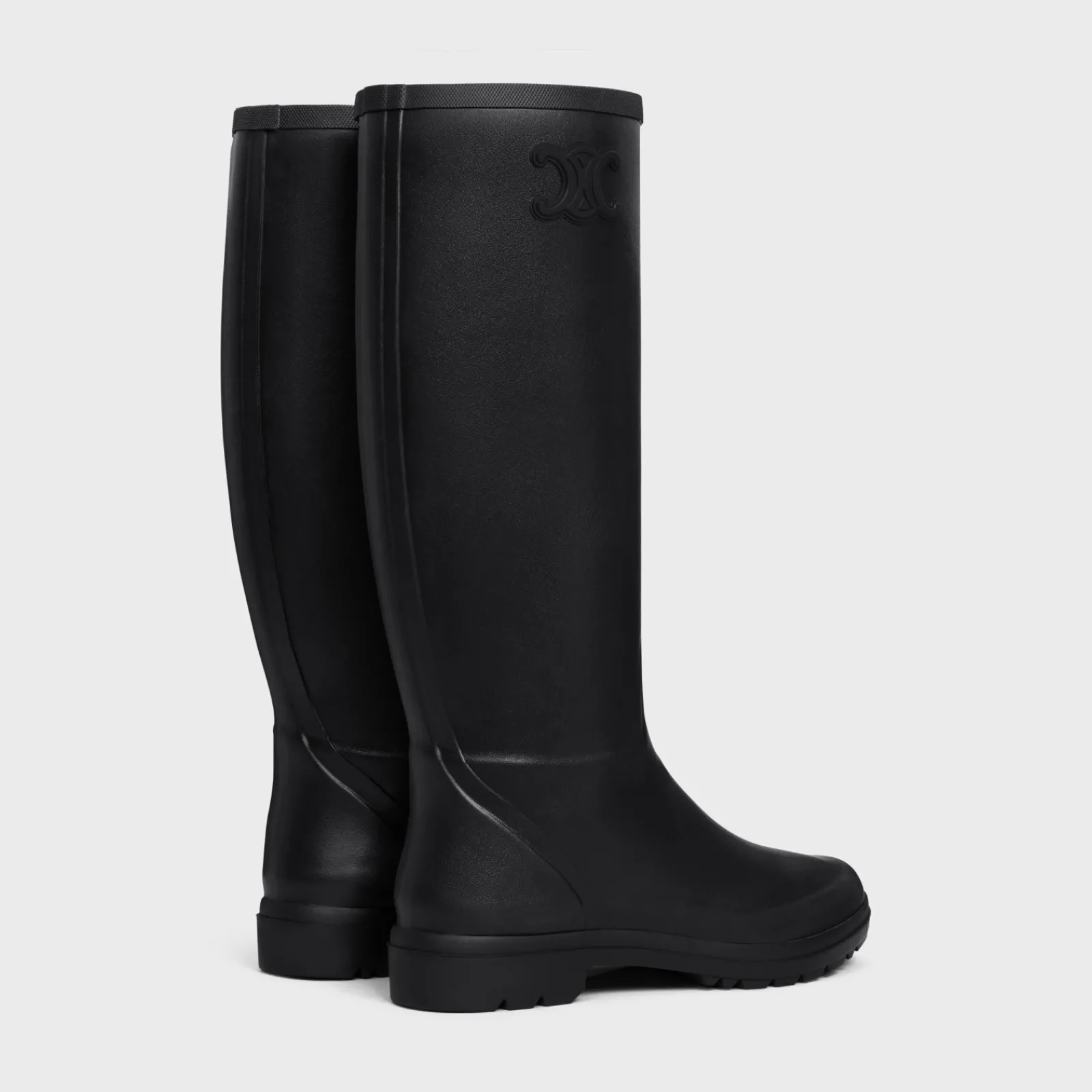 Clearance HIGH RAIN BOOTS in Natural Rubber Women Boots And Ankle Boots
