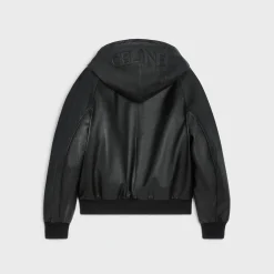 Sale HOODED JACKET IN SOFT LAMBSKIN Coats & Blousons | Leather