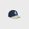 New initial baseball cap in cotton Hats And Soft Accessories