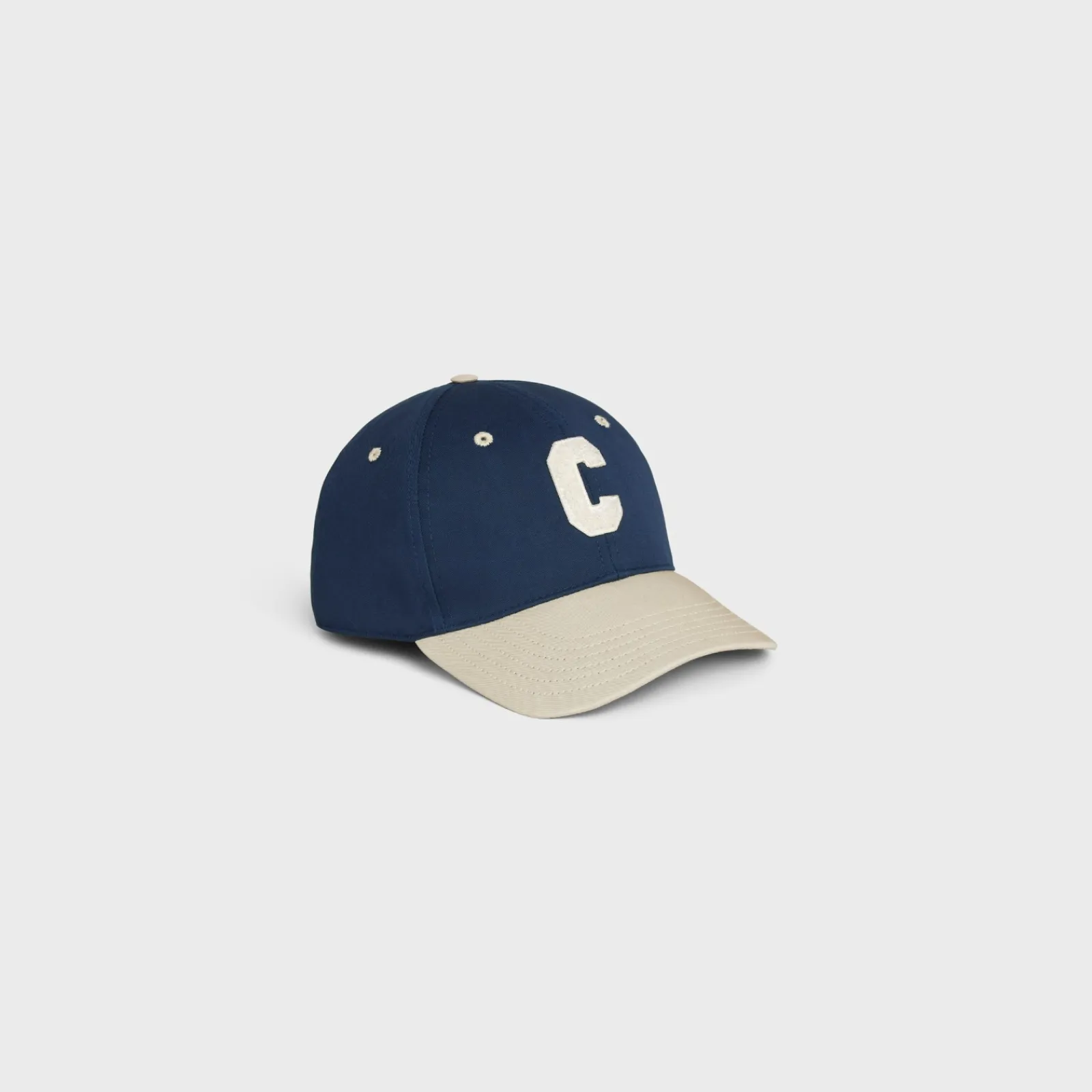 New initial baseball cap in cotton Hats And Soft Accessories