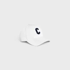 Fashion initial baseball cap in cotton Hats And Soft Accessories